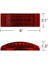 evrensel 12-24V Strobe Işıklar 21LED Römork Yan Sinyalleri Kırmızı (Yurt Dışından) 4