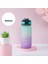 Su Bardağı Taşınabilir Spor Damlatmaz Bardak Degrade Renk 600ML (Yurt Dışından) 1