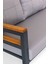 Palu Metal Bahçe Oturma Grubu 3+1+1+Sehpa 5