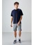Lacivert %100 Pamuk Kalın Yumuşak Dokulu Oversize Fit Basic Erkek T-Shirt - 88353 1