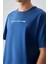 Parlament %100 Pamuk Kalın Yumuşak Dokulu Oversize Fit Baskılı Erkek T-Shirt - 88358 4