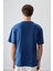 Parlament %100 Pamuk Kalın Yumuşak Dokulu Oversize Fit Baskılı Erkek T-Shirt - 88358 5