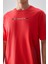 Fiesta %100 Pamuk Kalın Yumuşak Dokulu Oversize Fit Baskılı Erkek T-Shirt - 88358 3
