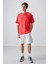 Fiesta %100 Pamuk Kalın Yumuşak Dokulu Oversize Fit Baskılı Erkek T-Shirt - 88356 1