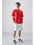 Fiesta %100 Pamuk Kalın Yumuşak Dokulu Oversize Fit Baskılı Erkek T-Shirt - 88356 4