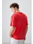 Fiesta %100 Pamuk Kalın Yumuşak Dokulu Oversize Fit Baskılı Erkek T-Shirt - 88356 5