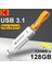 K133 128Gb. Yüksek Hızlı 3.1 USB Flash Bellek Dönüştürücü Hediye Metal Orjinal Sağlam 2