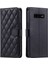 Samsung Galaxy S10 Artı Manyetik Kafes Flip Folio Cüzdan Için Telefon Kılıfı (Yurt Dışından) 5