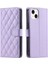 Iphone 15 Için Telefon Kılıfı Artı Kafes Manyetik El Kayışı Kart Yuvaları Flip (Yurt Dışından) 1