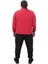 Erkek Büyük Beden Eşofman Takım Rebirth TK714 Kırmızı 3