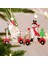 9 Adet Noel Araba Ahşap Kolye Noel Ağacı Süsleri Ev Asılı Dekorlar Noel Partisi Yeni Yıl, B,декоративные Подарки (Yurt Dışından) 5