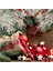 6 Adet Noel Kırmızı Meyveler Kar ile Çam Dalları Kaynaklanıyor 19 Inç Buzlu Sahte Spreyler Yapay Noel,декоративные Подарки (Yurt Dışından) 3