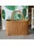 Sepet Dokuma Hasır Sepetler Piknik Kolu Depolama Rattan Pazar Çiçek Kolları Saman Meyve Hediye Alışveriş El Çantası,организаторы Кухни (Yurt Dışından) 5