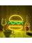 Hamburger Neon Işık Neon Burcu USB Powered Duvar Sanatı Işık Neon Dekor Ev Dekorasyon Parti Düğün Mağaza Restoran Için,(Yurt Dışından) 3