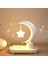 3-In-1 Bluetooth Ses Kablosuz Şarj LED Başucu Romantik Renkli Atmosfer Gece Lambası Yatak Odası Işığı (Yıldız),(Yurt Dışından) 4