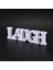 3 Adet Canlı Aşk Laugh Düğün Dekorasyonu Için Ahşap Harfler (Beyaz) (Yurt Dışından) 5