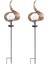 Açık Bahçe Güneş Işığı, Alev Dekorasyonu, Kırık Cam Top Su Geçirmez Metal Dekoratif Şamdan Lambası, -2 Paket,(Yurt Dışından) 1