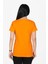 Yıldırım Baskılı V Yaka Tshirt Oranj 4