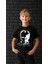 Atatürk Desenli Dijital Imzalı Siyah Basic T-Shirt 2