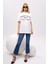 Yazılı Baskılı Kısa Kol T-Shirt, Pamuklu Tişört, Basic, Rahat, Spor, 1