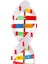 Dna Yapısı Modeli Çift Sarmal Eğitim Için Montajlı 3