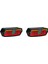 2x Motosiklet Fren Kuyruk Lambası Dönüş Sinyal Işıkları ile Grom MSX125 CB650F CB650R CBR650F CTX700N, Füme Lens (Yurt Dışından) 1