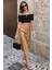 Mad Girls Bej Saten Etek MG1409 1