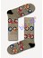 Motorlar Desenli Kolej Çorap 1