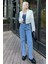 Açık Mavi Relaxed Fit Kadın Jeans MG1934 5