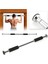 Tekno Trust Kapı Arası Barfiks Demir Çubuğu 60-100 cm Ayarlanabilir Barfiks Çekme Demiri Barfix Aleti Gümüş 80 2