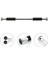 Tekno Trust Kapı Arası Barfiks Demir Çubuğu 60-100 cm Ayarlanabilir Barfiks Çekme Demiri Barfix Aleti Gümüş 80 5