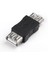 USB 2.0 Fiş A Dişi - Dişi Bağlayıcı Kablosu Adaptör Konnektörü Uzatma Genişletici Veri Kablosu Kablosu M/m Dönüştürücü (Yurt Dışından) 3