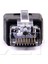 Kristal Kafa RJ45 Erkek USB 2.0 Af A Dişi Adaptör Konnektörü Dizüstü Lan Ağ Kablosu Ethernet Dönüştürücü Adpater (Yurt Dışından) 4