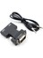 HDMI Uyumlu To VGA HDMI Uyumlu Kadın - VGA Erkek Dönüştürücü Adaptör W/ses Desteği 1080P (Yurt Dışından) 1