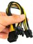 Pcı-E 8pin - Çift 8pin / Pcıe 8pin-2x(6+2pin) Grafik Ekran Kartı Güç Kablosu (Yurt Dışından) 1