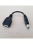 Dc 5.5mm x 2.1mm Erkek Adaptör - USB Tip A Dişi Uzatma Güç Kablosu 12CM (Yurt Dışından) 1