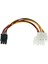 2x4 Pin Molex 6 Pin Pcı-E Atx Psu Güç Adaptörü Grafik Ekran Kartı Dönüştürücü Kablo Hattı Adaptörü Güç Kabloları (Yurt Dışından) 1