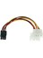 2x4 Pin Molex 6 Pin Pcı-E Atx Psu Güç Adaptörü Grafik Ekran Kartı Dönüştürücü Kablo Hattı Adaptörü Güç Kabloları (Yurt Dışından) 2