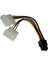 18 cm 1 Pc Atx Ide Molex Güç Çift 4 Ila 6-Pin Pcı Express Pcıe Ekran Kartı Adaptör Kablosu Konektörü Bilgisayar Aksesuarları (Yurt Dışından) 2