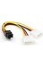 18 cm 1 Pc Atx Ide Molex Güç Çift 4 Ila 6-Pin Pcı Express Pcıe Ekran Kartı Adaptör Kablosu Konektörü Bilgisayar Aksesuarları (Yurt Dışından) 3