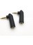 Adet Sağ Açı Jack 3.5mm Dişi 2.5mm 4 Kutuplu Stereo Erkek Fiş Kulaklık Adaptörü Dıy Altın Kaplama Konnektör (Yurt Dışından) 3