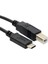 Tip-C - Tip B Usb-C USB 3.1 Tip C Erkek Konnektör - USB 2.0 B Tipi Erkek Veri Kablosu, Cep Telefonu ve Macbook ve Dizüstü Bilgisayar Için 1 M/3ft (Yurt Dışından) 1