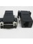 VGA Rgb 15PIN Erkek Genişletici Lan Cat5 CAT5E RJ45 Ethernet Dişi Adaptör Adaptör Konnektörü Siyah (Yurt Dışından) 1