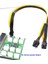 Sunucu Güç Kartı 6pin - Çift Pcı-E 8(6+2) Pc Grafik Ekran Kartı Güç Ayırıcı Kablo Kablosu 18AWG Serisi Devre Btc Için (Yurt Dışından) 3