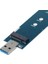 2021 Yeni M.2 USB Adaptörü B Tuşu M.2 SSD Adaptörü USB 3.0 2280 M2 SSD Sürücü Adaptörü Dönüştürücü SSD Okuyucu Kartı (Yurt Dışından) 5