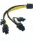 6 Pin - Çift Pcıe 8 Pin (6+2) Grafik Kartı Pcı Express Güç Adaptörü Gpu VGA Uzatma Kablosu Madencilik Kartı Güç Kablosu (Yurt Dışından) 4