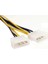 Çift Molex Lp4 4 Pin 8 Pin Pcı-E Express Dönüştürücü Adaptör Güç Kablosu Tel Kablo Beslenme Fio Do Cabo De Alimentacao (Yurt Dışından) 3