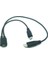 Kablo Mikro USB Dişi - Usb-C Tip C USB 3.1 ve Mikro USB Erkek Ayırıcı Uzatma Şarj Kablosu (Yurt Dışından) 3