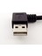1 Adet USB 2.0 Tip A Erkek Sol Açı Kadın Uzatma Adaptörü Dönüştürücü Kablo Kordonu 25 cm (Yurt Dışından) 4