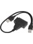 Harici Sata Sabit Sürücü Bağlantı Noktası Bağlantısı USB 2.0 - Sata 7 15 Pin Kablo Dönüştürücü Adaptör Için 2,5 Inç HDD SSD (Yurt Dışından) 5